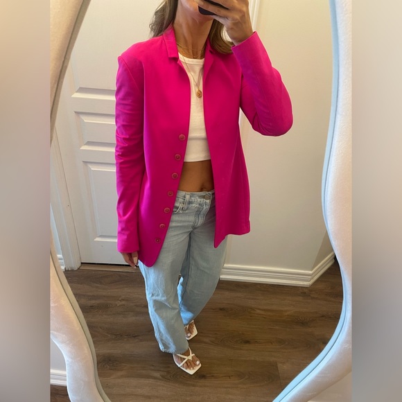 Jill Sander hot pink blazer - Picture 2 of 7
